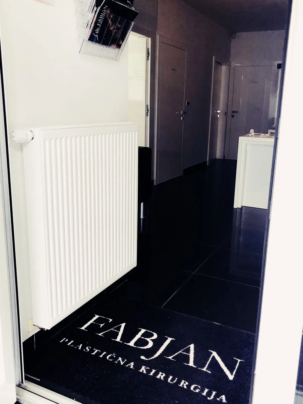 Ingresso della Clinica Fabjan di Nova Gorica