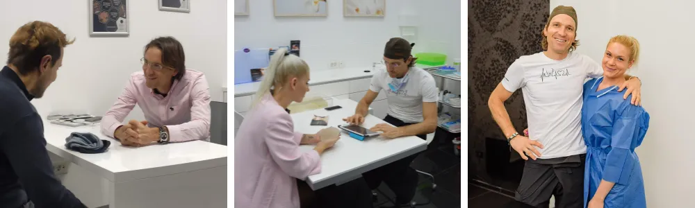 Consulenze con i chirurghi della Clinica Fabjan